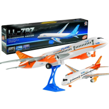 Lean Toys Légitársaság Fehér Friction Meghajtó Állvány 65 cm helikopter és repülő