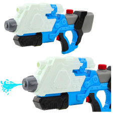 Lean Toys Mechanikus pumpás vízpuska pisztoly fehér és kék 650 ml katonásdi