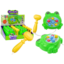 Lean Toys Mini játék Wac Egy Vakond Béka Kalapács Egy Húron, zöld oktatójáték