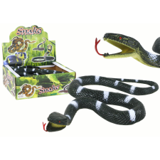 Lean Toys Műgumi fekete fehér csíkokkal strukturált játékfigura