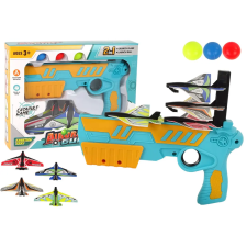 Lean Toys Nagy repülőgép és golyóvető pisztoly Aircraft Gun 2in1 katonásdi