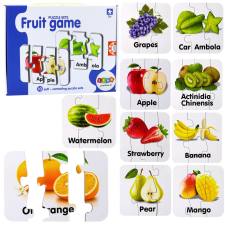 Lean Toys Oktatási Puzzle Fruit Jigsaw Puzzle 10 Connections puzzle, kirakós