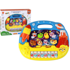 Lean Toys Oktatási zongora tanulás angol orgonák állatok tér készségfejlesztő