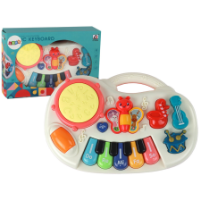 Lean Toys Oktatási zongorabillentyűk hangszerek pillangók oktatási zenei panel készségfejlesztő