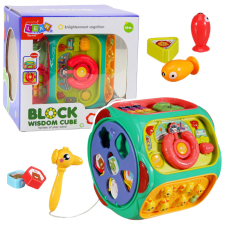 Lean Toys Oktatójáték interaktív kocka többfunkciós 8 az 1-ben készségfejlesztő