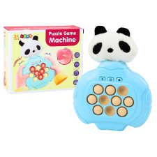 Lean Toys Pop-It Panda játék plüss kék árkád konzol pad vibráció oktatójáték