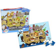 Lean Toys Rejtvény gyerekeknek Noé bárkája Puzzle 48 Elem puzzle, kirakós