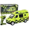 Lean Toys Remote Controlled Yellow Ambulance With Lights