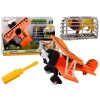 Lean Toys Repülőgép Könnyű repülőgép Állatszállító Cage Lion Kicsavarható csavarhúzó