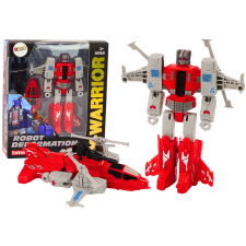 Lean Toys Robot-Helicopter 2in1 Transformation X-Warrior Red építkezés