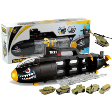 Lean Toys Submarine Sorter for Vehicles Shark 5 Cars autópálya és játékautó