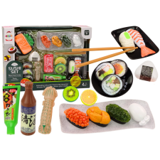 Lean Toys Sushi készlet garnélarák kiegészítők gyerekeknek játék 22 darab. konyhakészlet