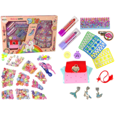 Lean Toys Színes smink és ékszerkészlet szépségszalon