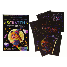 Lean Toys Színező Scratch Book gyerekeknek Magic kreatív és készségfejlesztő