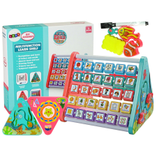 Lean Toys Tanulási polc Háromszög Számlálók Betűk Tárgyak Állatok oktatójáték