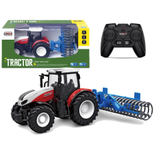 Lean Toys Távirányítós Tractor Roller 2.4G gumikerekek autópálya és játékautó
