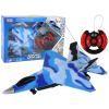 Lean Toys Távirányított vadászgép hang- és fényeffektusokkal