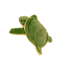 Lean Toys Turtle plüss kabalája kulcstartó Squeaker zöld 15 cm plüssfigura
