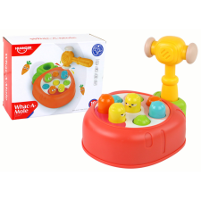 Lean Toys Whac-A-Mole színes sárgarépa arcade játék oktatójáték