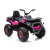 Lean Toys XMX607 12V Elektromos Quad 4 darab 45W motorral ,kulcsos indulással, EVA kerekekkel szülői távirányítóval pink 21381