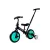 LEAN Trike 3 az 1-ben tricikli fekete-zöld