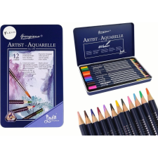 leantoys 12 db Akvarell Ceruza Fém Tartály Készlet 16116 (16116) kreatív és készségfejlesztő