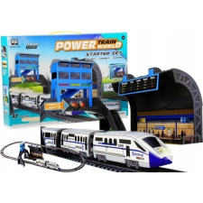 leantoys Akkumulátor Vasút 244 cm + Állomáskocsi (2434) kisvasút