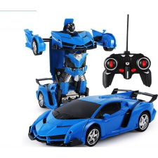 leantoys Auto Robot 2In1 R/C Távirányító Fény Hang Drift Kék (12817) autópálya és játékautó