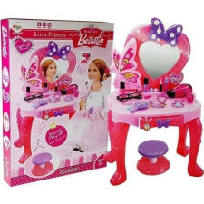 leantoys Beauty Set Baby Girl'S Toiletry Tükörrel Light Széklet (510015) kreatív és készségfejlesztő