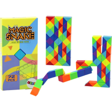 leantoys Bricks Arcade Játék Oktatási Színes Kígyó Puzzle 72 db. 17926 (17926) puzzle, kirakós