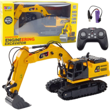 leantoys Caterpillar Kotrógép Távirányítású RC 9Ch 2.4G (22693) autópálya és játékautó