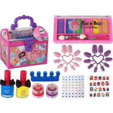 leantoys DIY Beauty Set Pink Case - Smink és Köröm Kiegészítőkkel (17054) szépségszalon