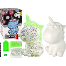 leantoys DIY Unicorn Set Gyémántok Kristályok Zöld (13037) kreatív és készségfejlesztő