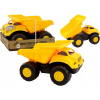 leantoys Dömper Építőipari Jármű éd Teherautó - Pótkocsival, Sárga ( )