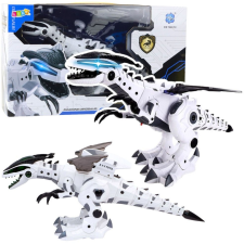 leantoys Elemmel Működő Dinoszaurusz Robot Szárnyakkal, Mozog, Fényekkel És Hangokkal- 23283 (5905991070573) készségfejlesztő