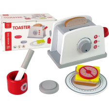 leantoys Fából Készült Kenyérpirító Reggeli Tartozék Gomb Gyerekeknek (13251) konyhakészlet