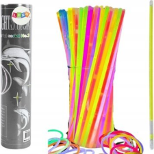 leantoys Fluoreszkáló Fejpántok 100 Darab, Sok Színben Világít A Sötétben 20402 (20402) készségfejlesztő