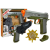leantoys Gyermek játékkészlet, tokos fegyver, katonai jelvény és síp MCT 7869