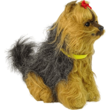 leantoys Interaktív Plüss Puha Szőrű Yorkshire Terrier Kutya - Tanulható Funkciókkal (12696) kreatív és készségfejlesztő