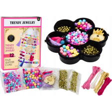 leantoys Karkötőkészítő Készlet Tartály Gyöngyök Medálok 17744 ( ) kreatív és készségfejlesztő