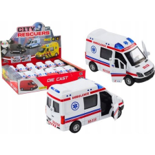 leantoys Mentőautó 1:32 Nyíló Ajtók Fények Hangok – 20002 (20002) autópálya és játékautó
