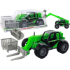 leantoys Mezőgazdasági Traktor - Zöld Daruval (16163)