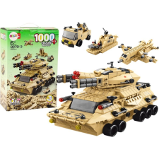leantoys Military Sand Tank Block Készlet - 1000 Darabos (18317) barkácsolás, építés