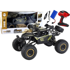 leantoys Nagy Távirányítós Autó 1:8 méretarányú 2.4G Vezérlő Fekete 17347 (17347) távirányítós modell