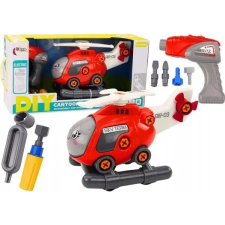 leantoys Piros Szétszerelhető Helikopter- 18656 távirányítós modell
