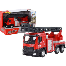 leantoys Piros Tűzoltóautó Kihúzható Létrával 16947 (16947) autópálya és játékautó