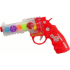 leantoys Pisztoly Színes Fények Hang Vörös 15419 (15419)