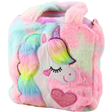 leantoys Plüss Gyerektáska Unikornissal, Állítható Vállal, Pasztell, 24x9cm – 24893 (5905991059431) plüssfigura