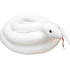 leantoys Plüss Kígyó - 300 cm, Fehér (16456) plüssfigura