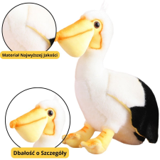 leantoys Plüss Pelikán Madár Kabala Ölelés 24 cm (22177) plüssfigura
